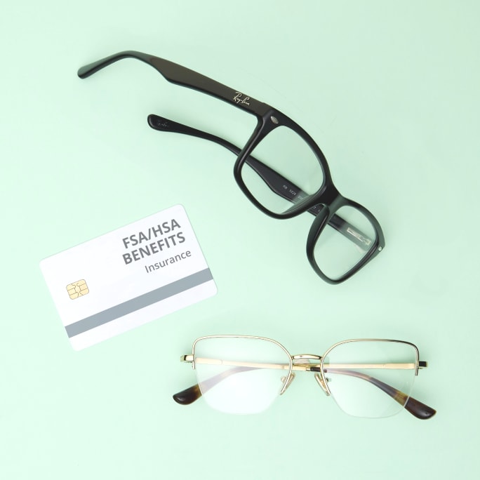 Model wearing glasses