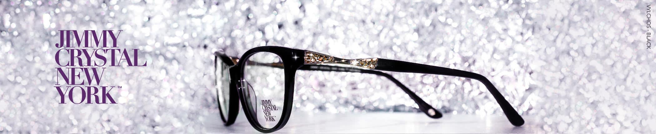Shop Jimmy Crystal New York Eyeglasses - featuring Vlychos