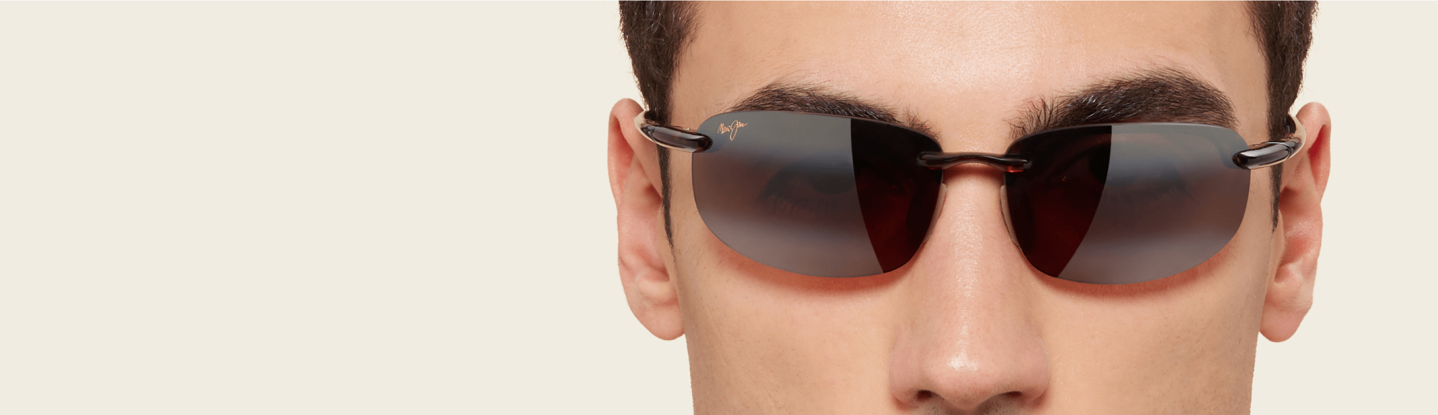The Man is wearing Maui Jim Hookipa 907 Prescription Sunglasses