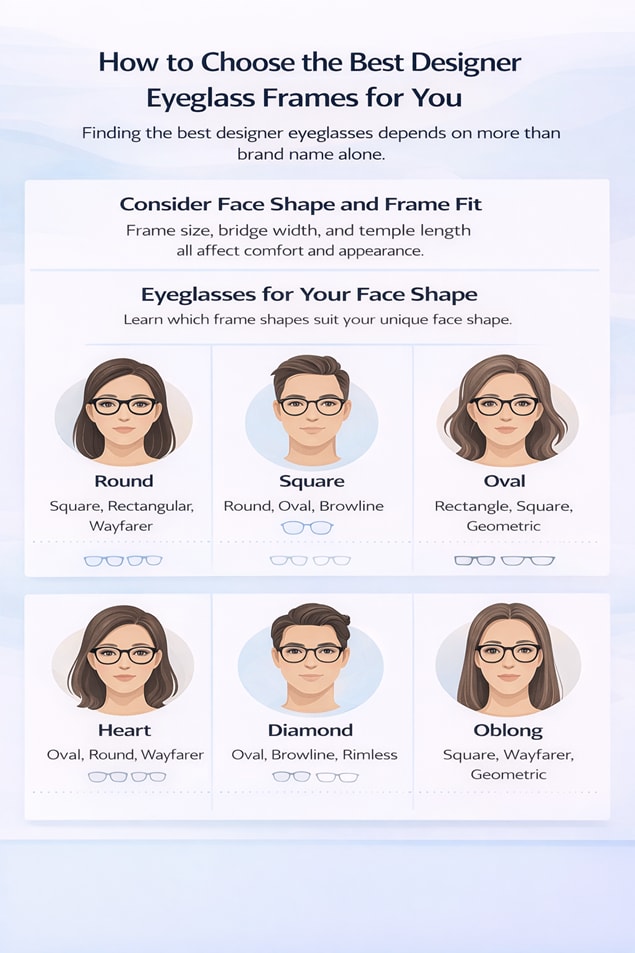 Best glasses for your face shape