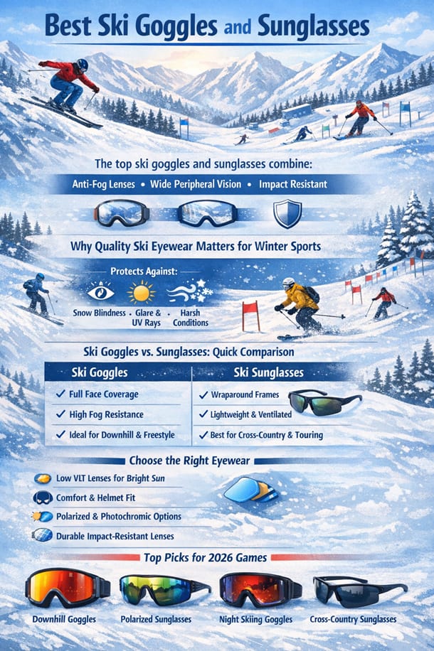Best Ski Goggles and Sunglasses