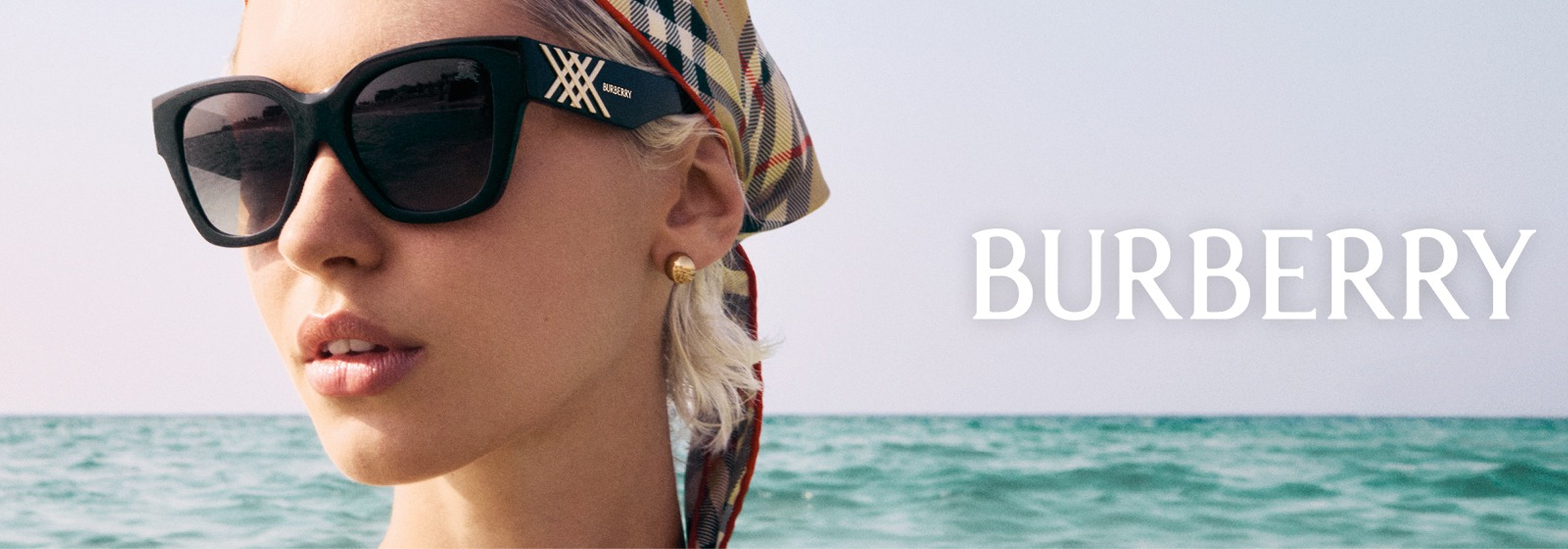 Prada luxury eyewear landing page hero