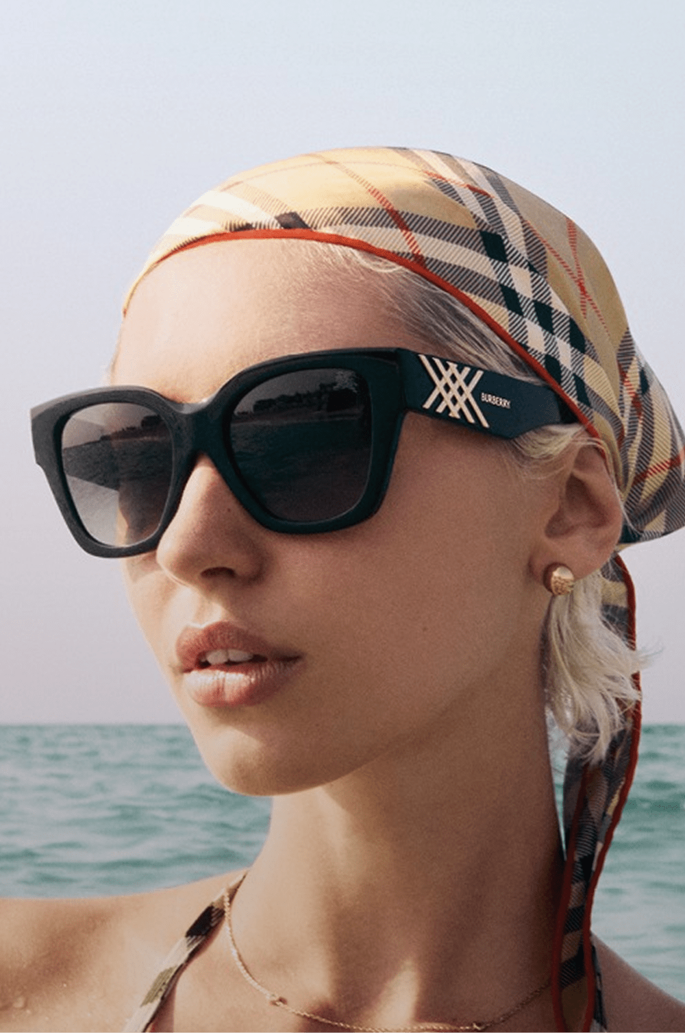 Prada luxury eyewear landing page hero mobile